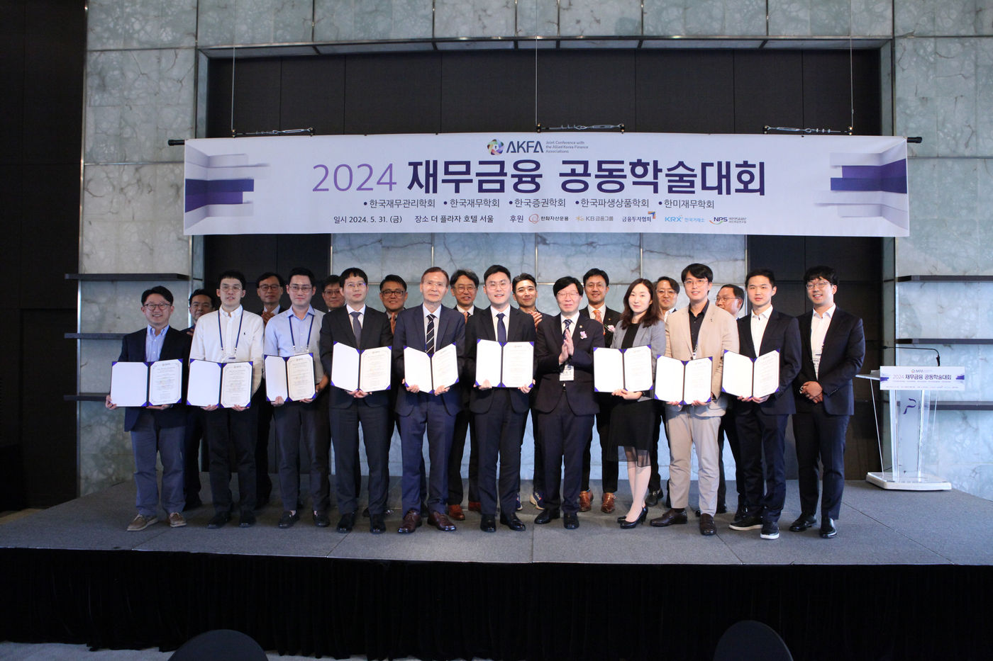 Presentation at the May 2024 joint finance conference in Seoul