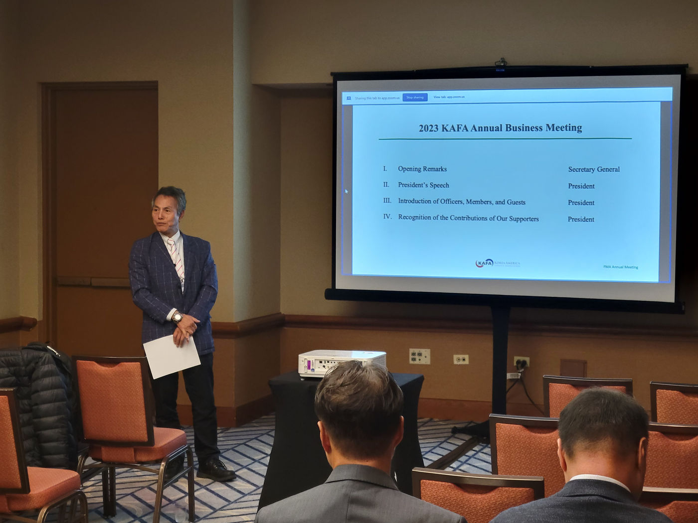 KAFA special session at the 2023 FMA Annual Meeting